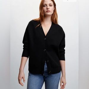 Black Mango Cardigan- new size S